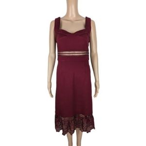 Romeo & Juliet Couture Sleeveless Midi Dress M